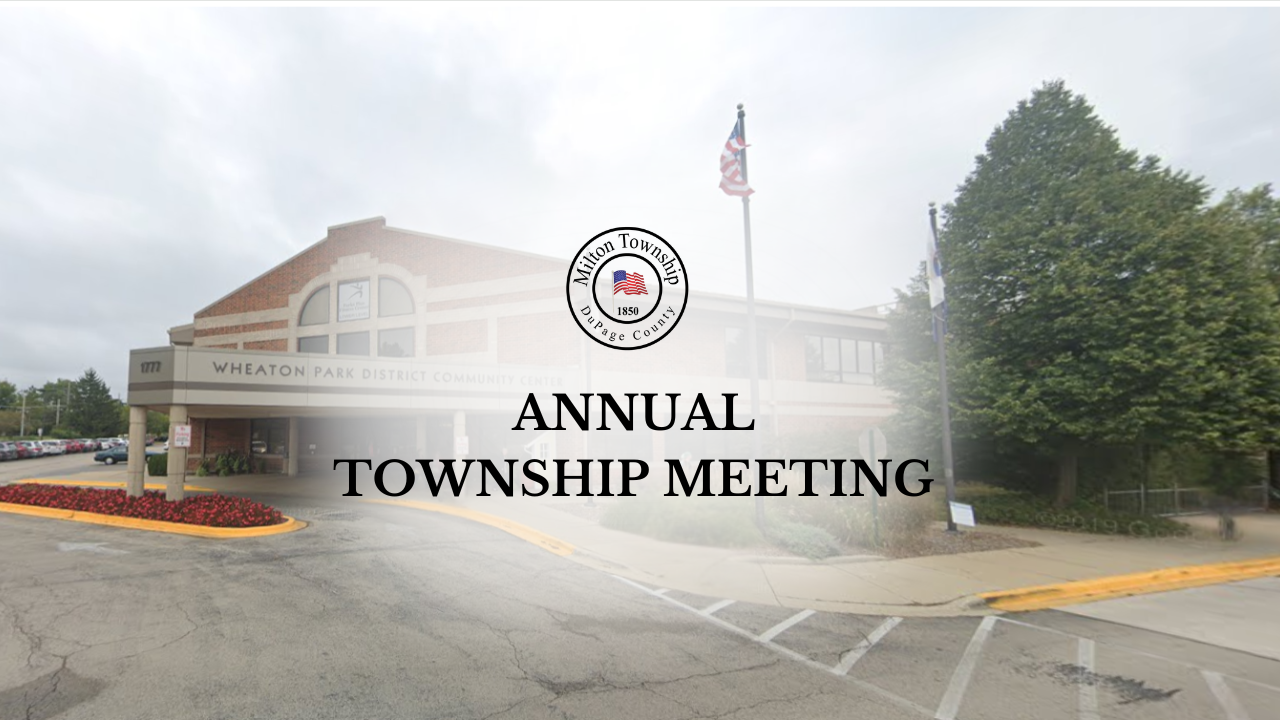 Wheaton Park District Community Center with title of Video overtop 